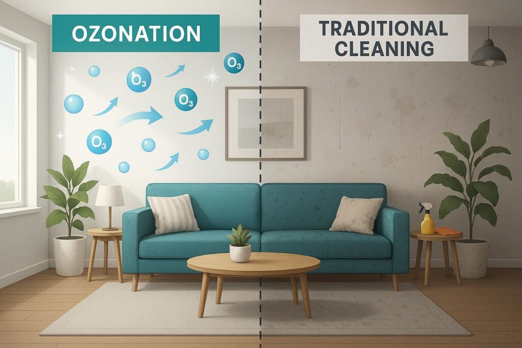 Mitä eroa on otsonoinnilla ja muilla puhdistusmenetelmillä?